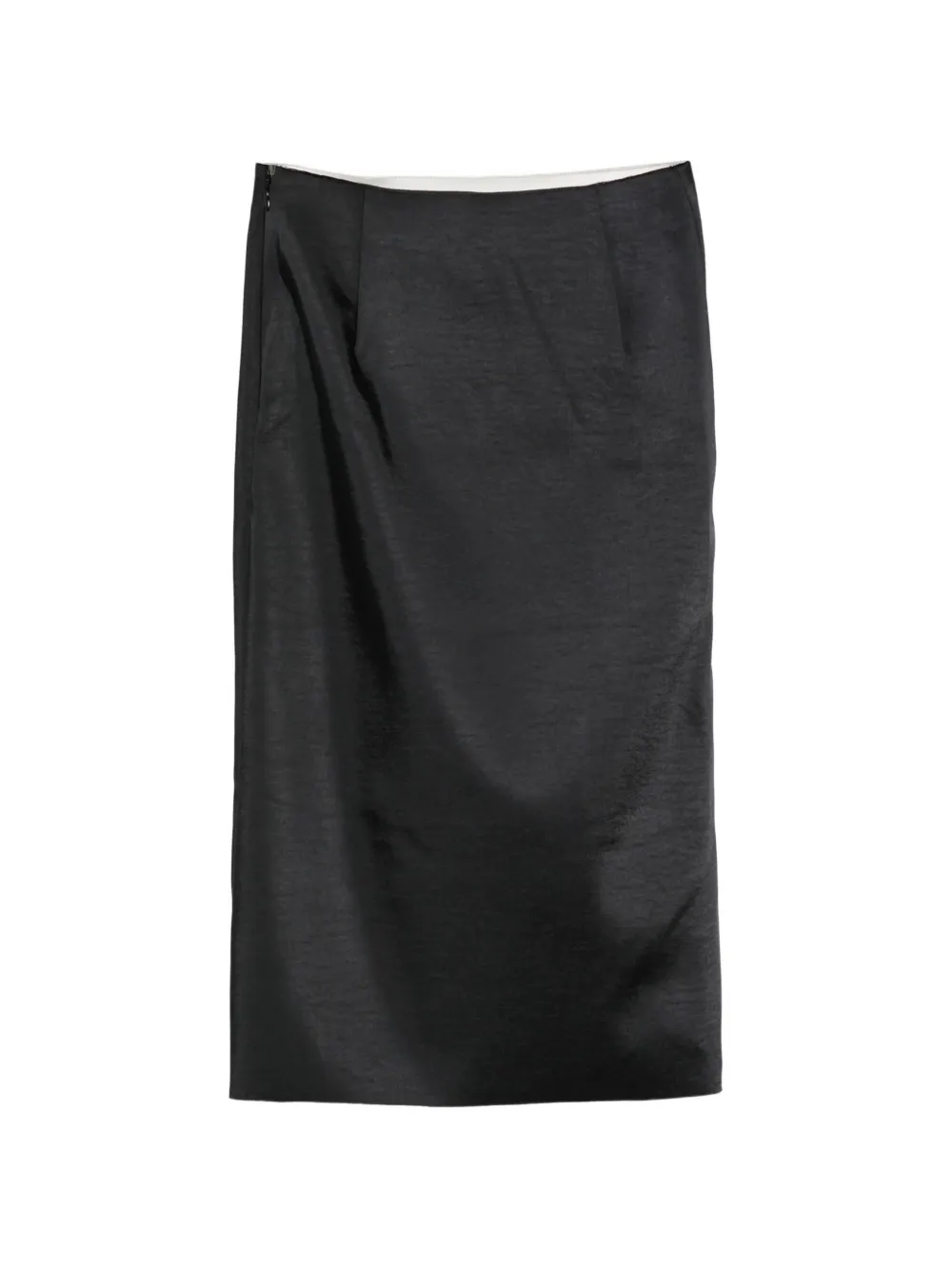 Róhe draped midi skirt - Nero