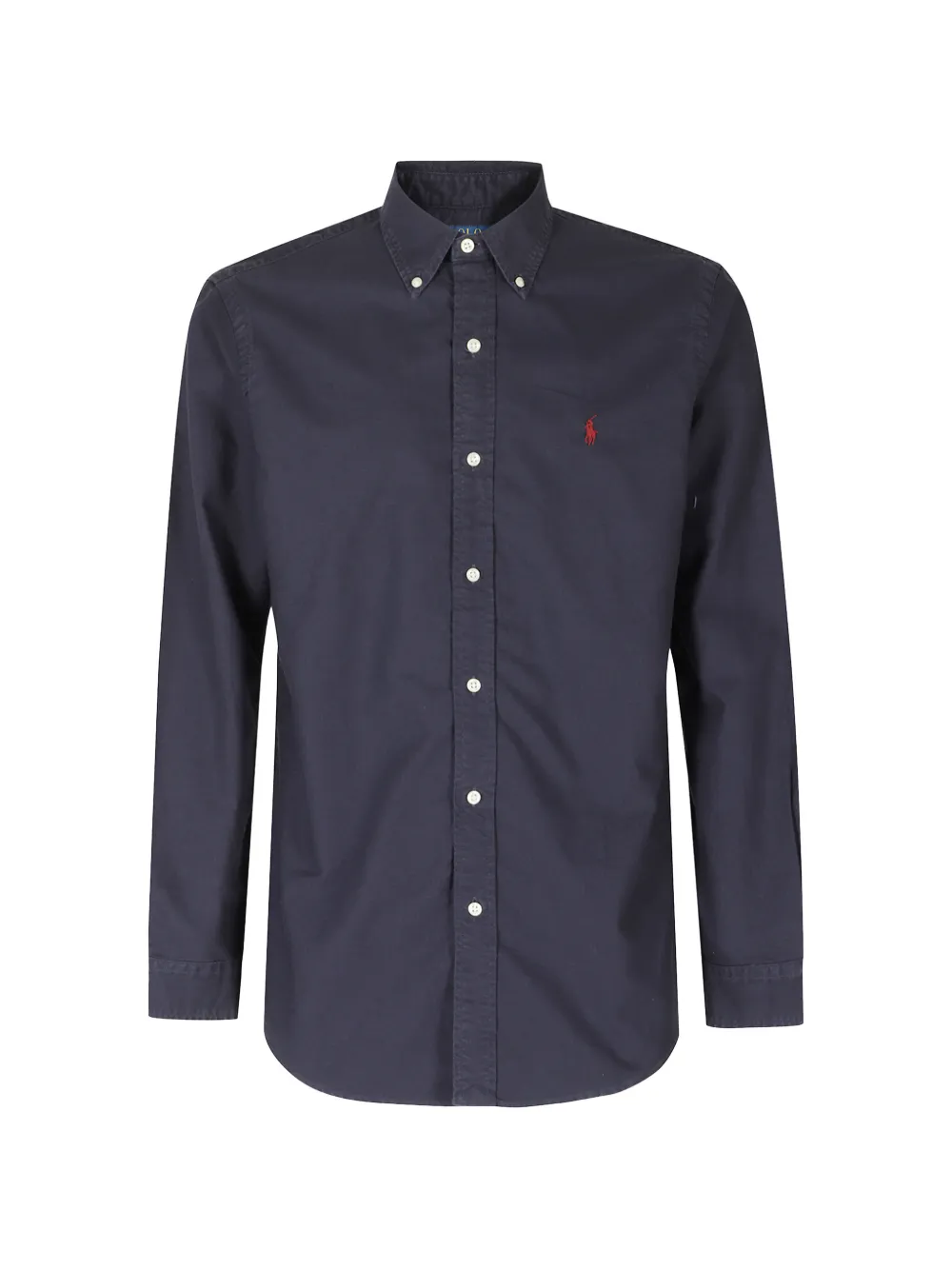 Polo Ralph Lauren logo-embroidered button-down shirt - Blu
