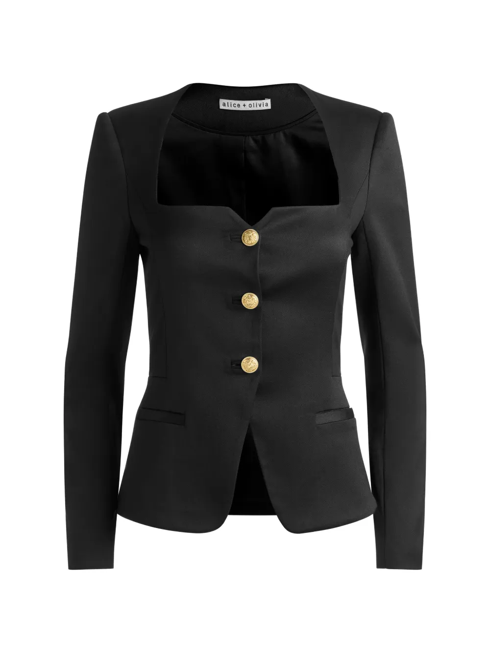 alice + olivia Trisha fitted jacket - Schwarz