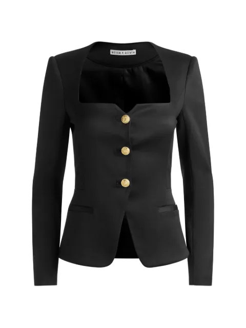 alice + olivia Trisha fitted jacket