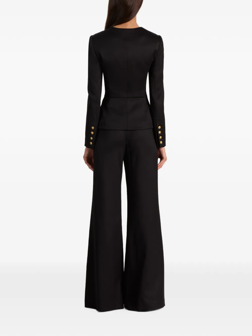alice + olivia Trisha fitted jacket Zwart