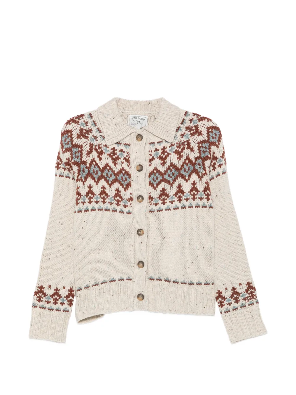 MC2 Saint Barth Fair-Isle cardigan