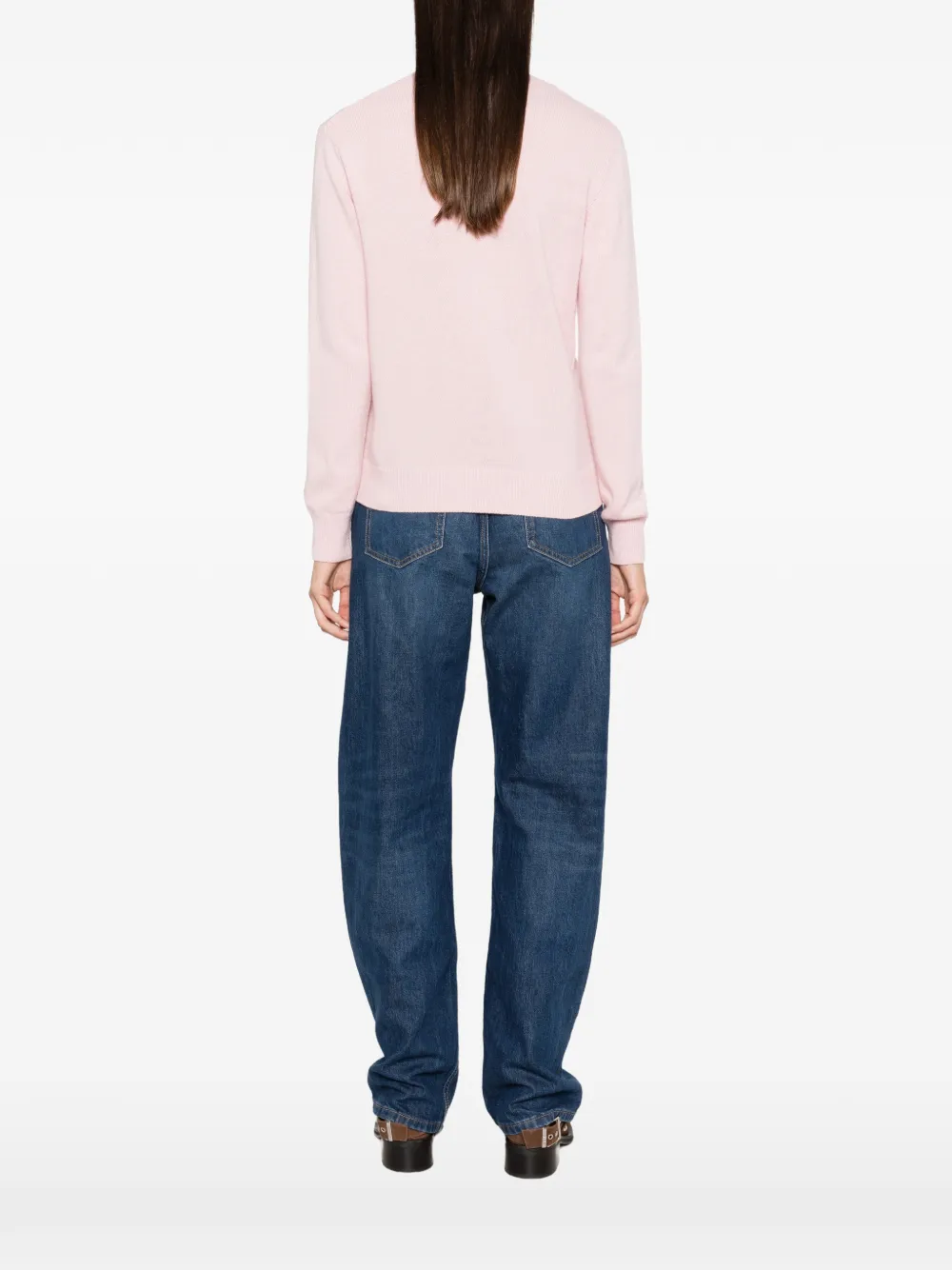 MC2 Saint Barth Trui met intarsia Roze