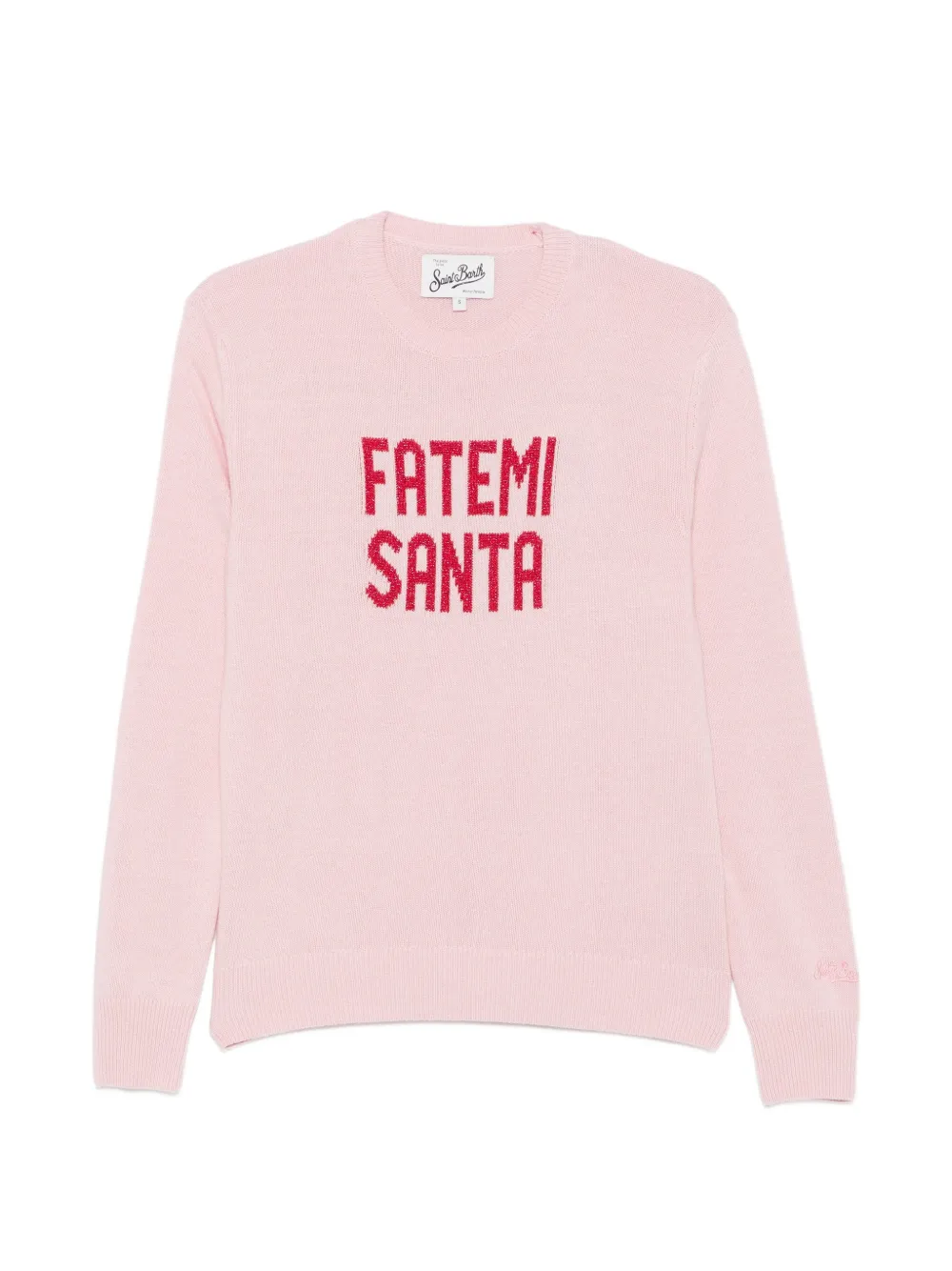 MC2 Saint Barth slogan-intarsia sweater