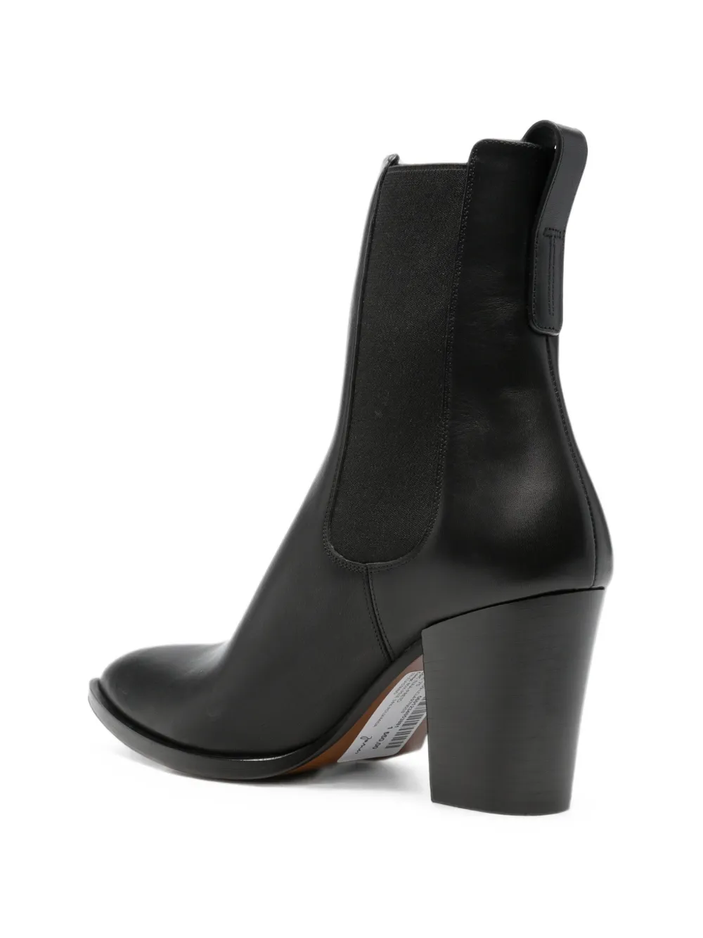 TOM FORD Dagger pointed-toe block-heel Chelsea boots Zwart