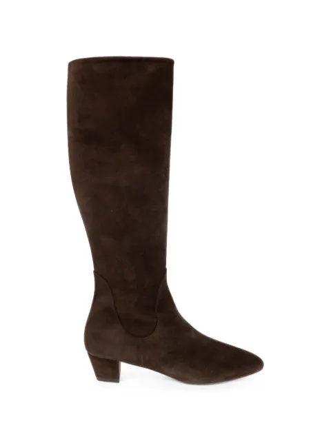 Aeyde Yana calf suede knee-high boots