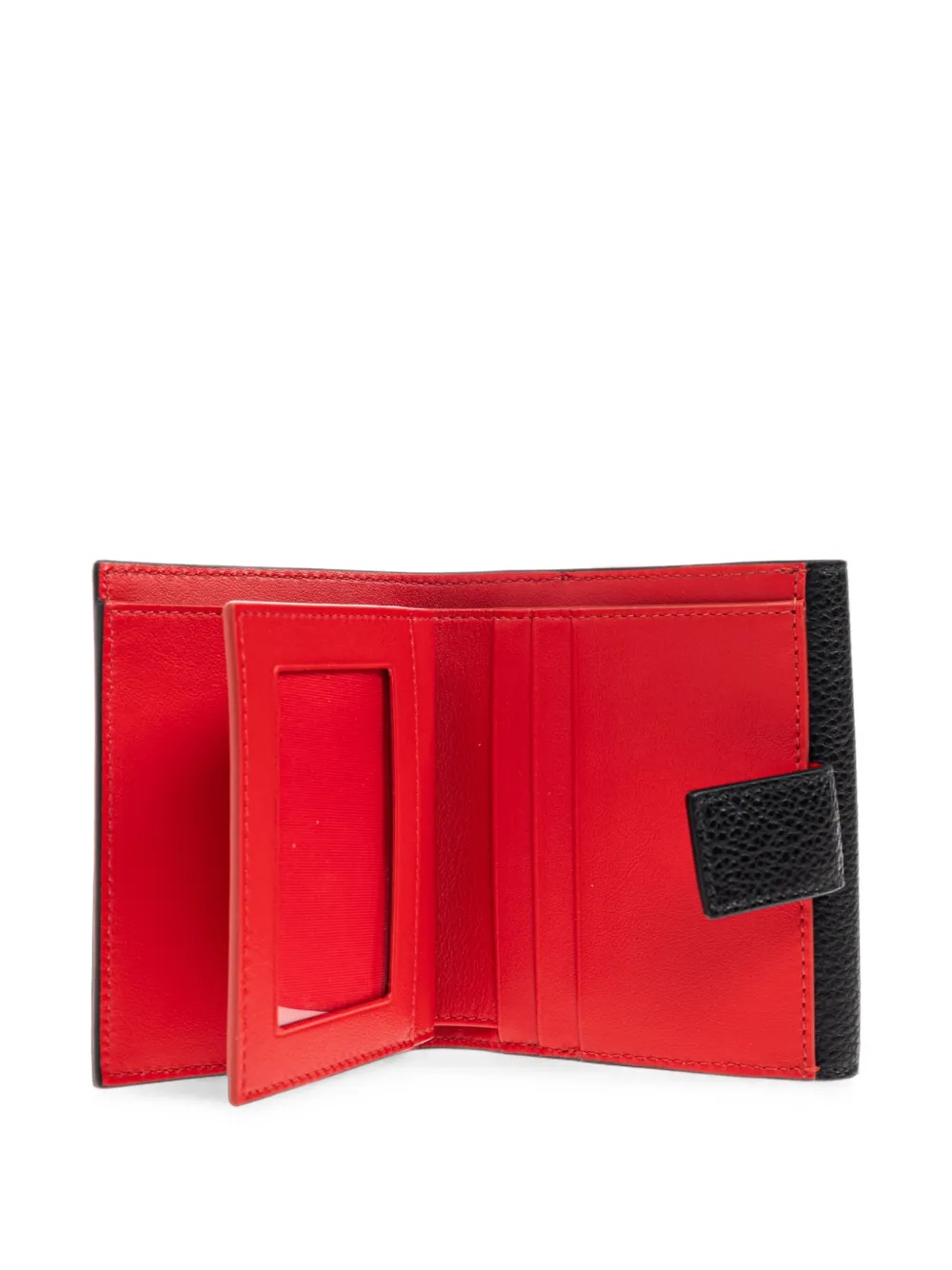 Ferragamo Gancini portemonnee Zwart
