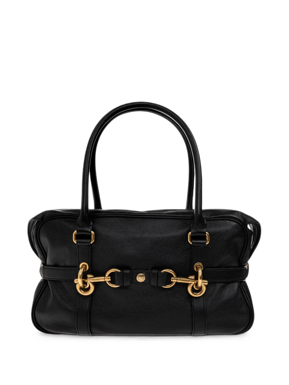 Burberry buckled leather shoulder bag - Nero