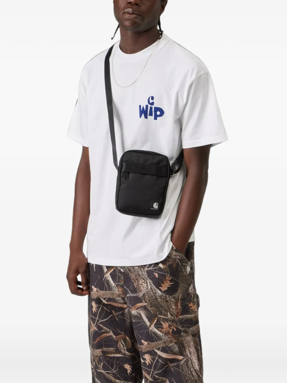 Carhartt WIP Richmond schoudertas met logo-patch Zwart