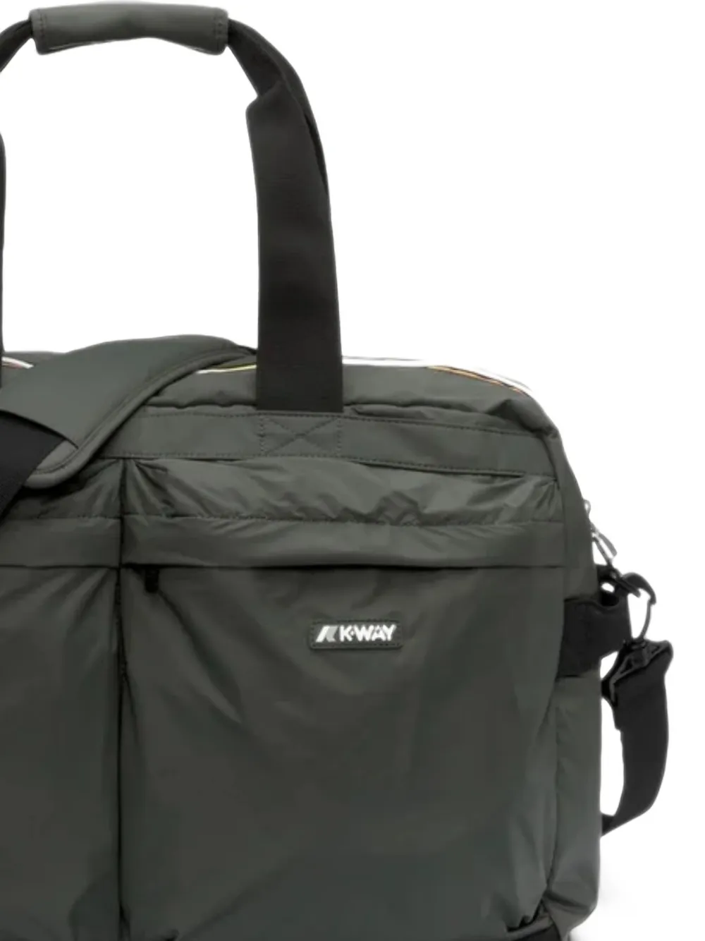 K-Way Reistas met logopatch Groen