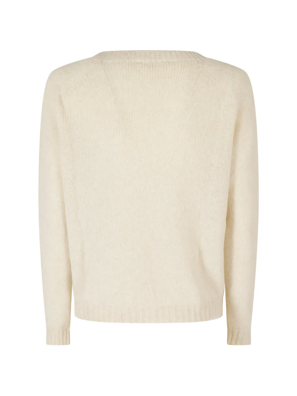 Roberto Collina merino wool crew-neck sweater Beige