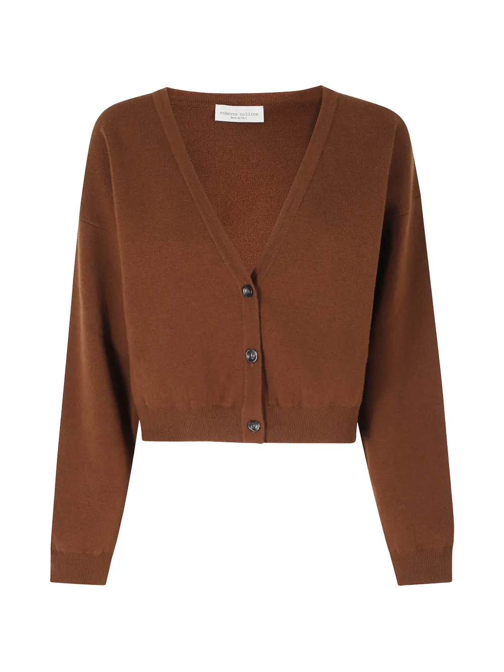 Roberto Collina V-neck cropped cardigan
