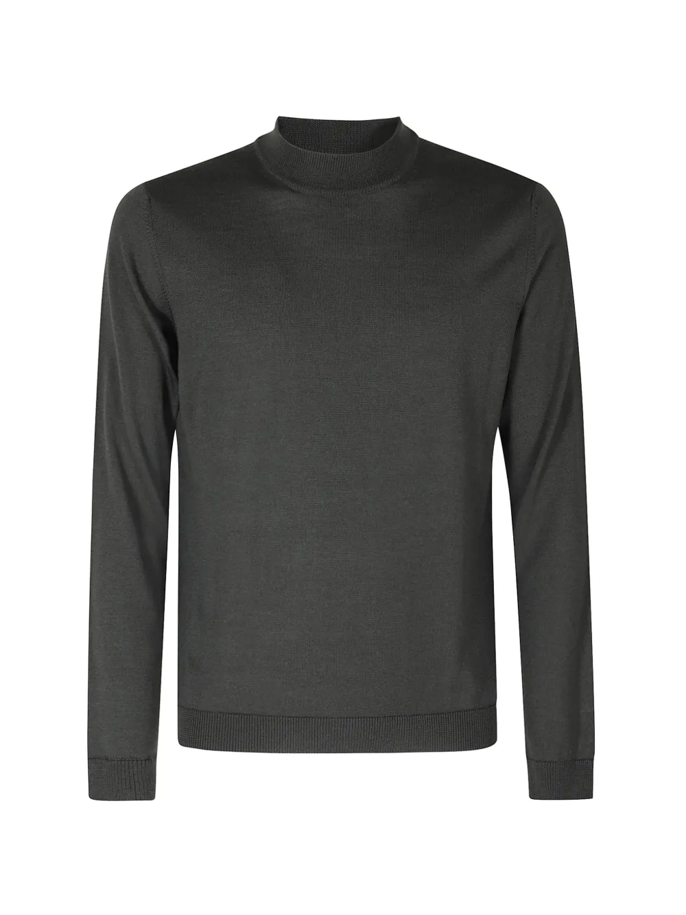 Roberto Collina fine-knit mock-neck sweater Groen