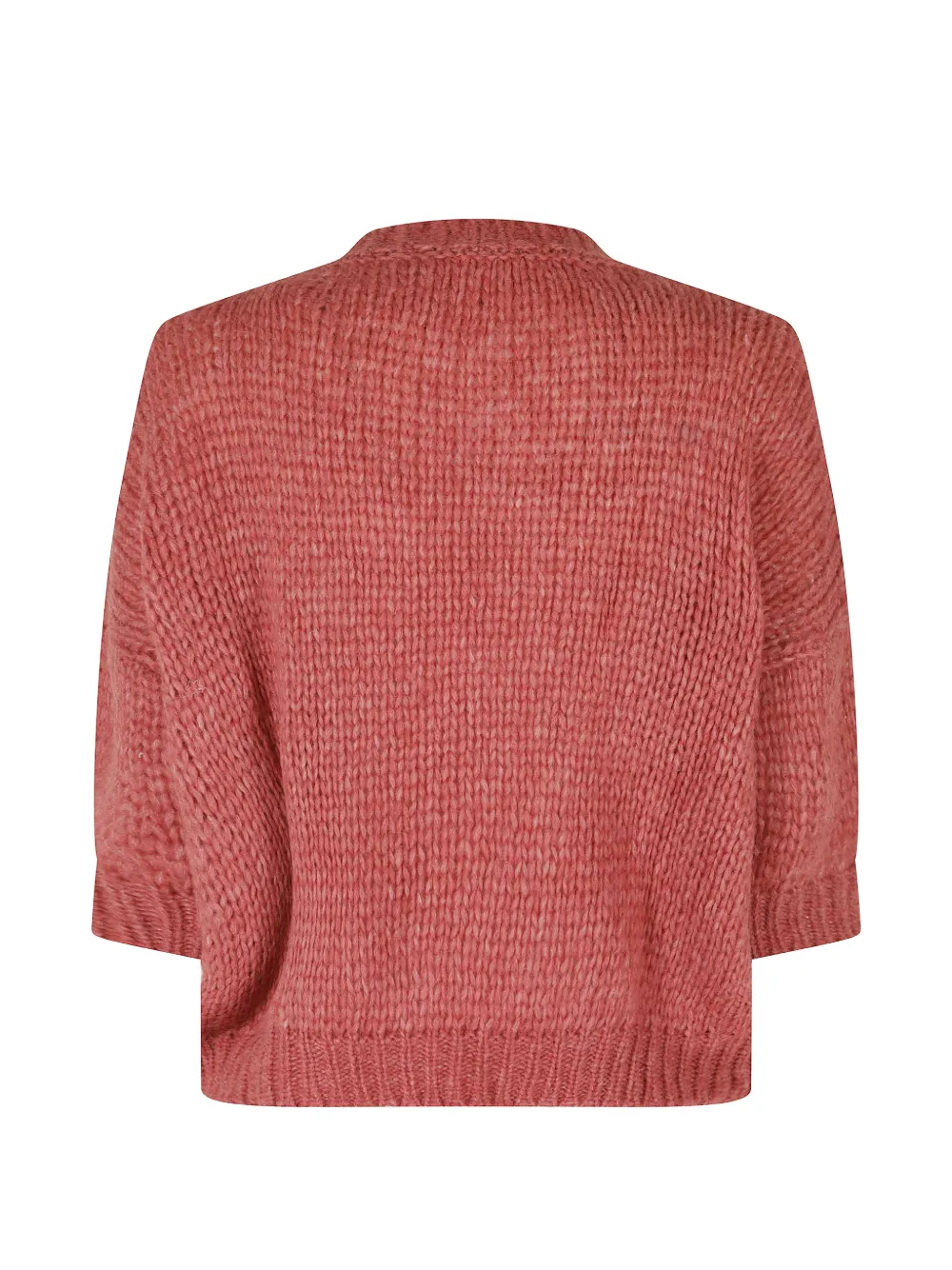 Roberto Collina Maglia Girocollo grofgebreide trui Roze