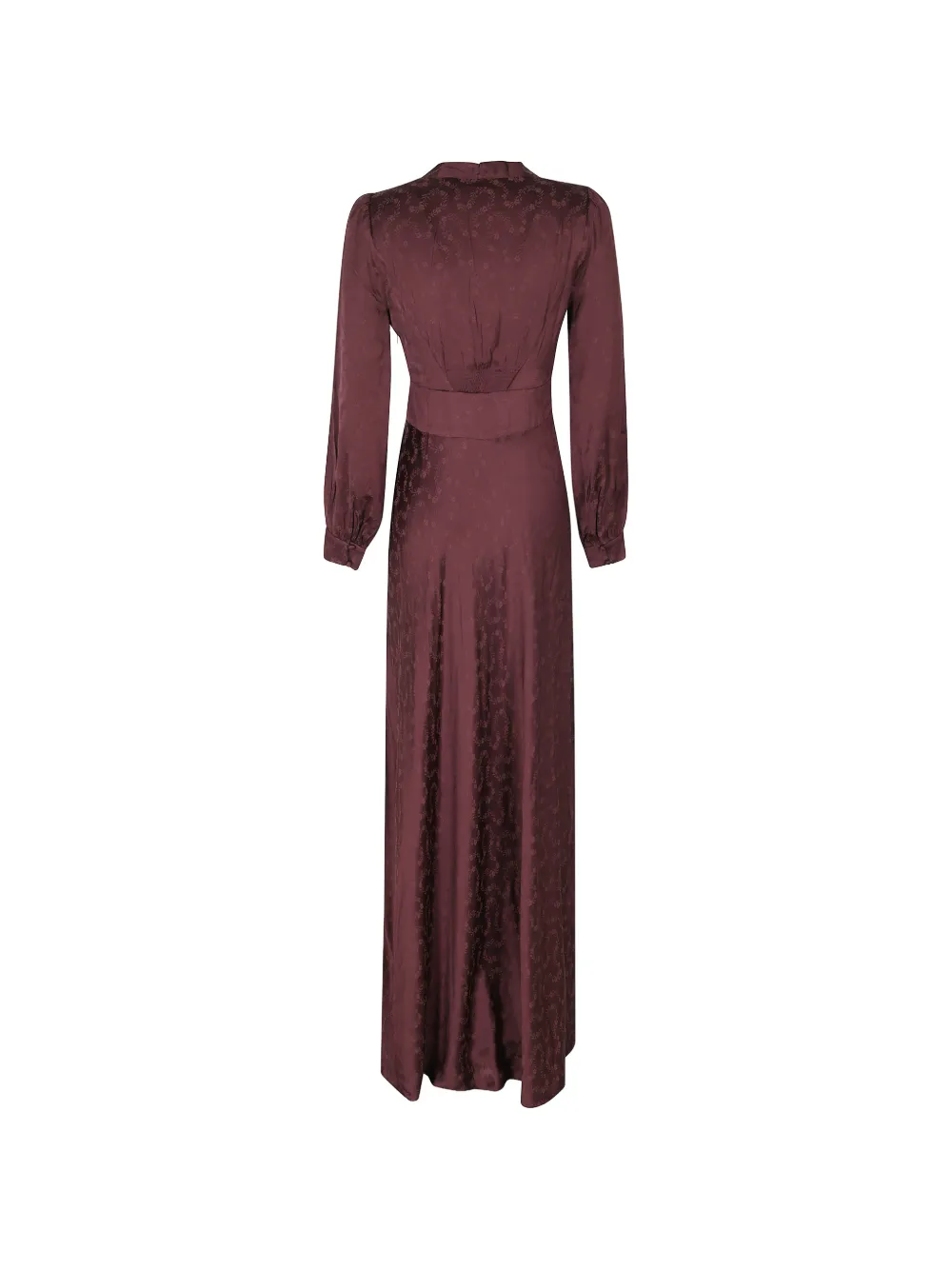 Rixo Emory floral-jacquard maxi dress Rood