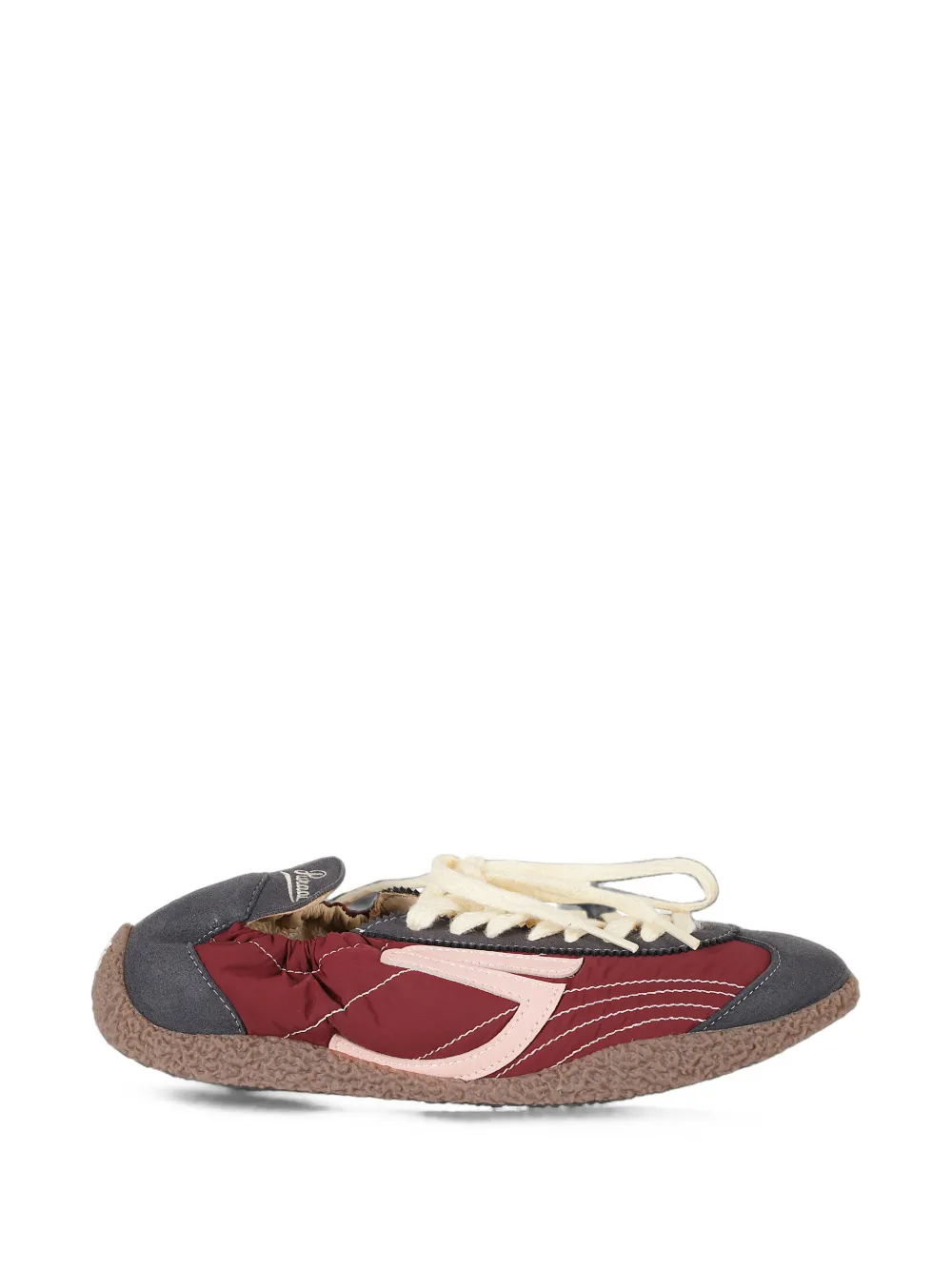 Puraai 9.01 Corsa leather-trim low-top sneakers