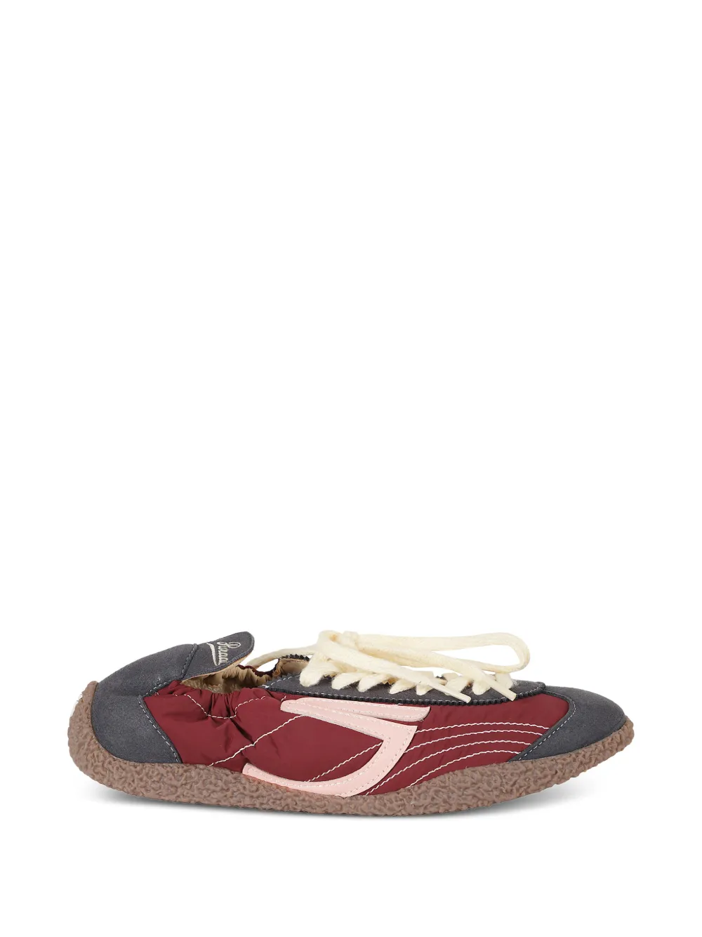 Puraai baskets basses 9.01 Corsa à bords en cuir - Rouge Puraai baskets basses 9.01 Corsa à bords en cuir - Rouge