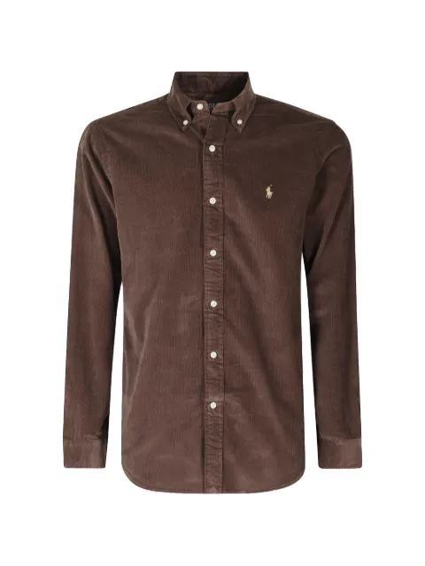 Polo Ralph Lauren camisa de pana con logo bordado