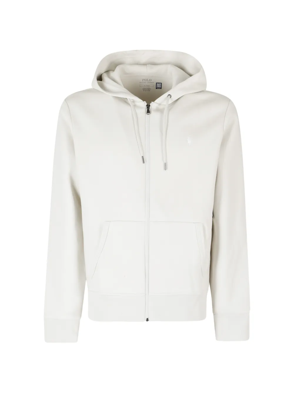 Polo Ralph Lauren zip-up logo-embroidered hoodie - Toni neutri