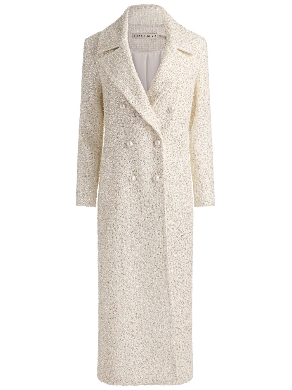 Alice + olivia Nicholas double-breasted coat Beige