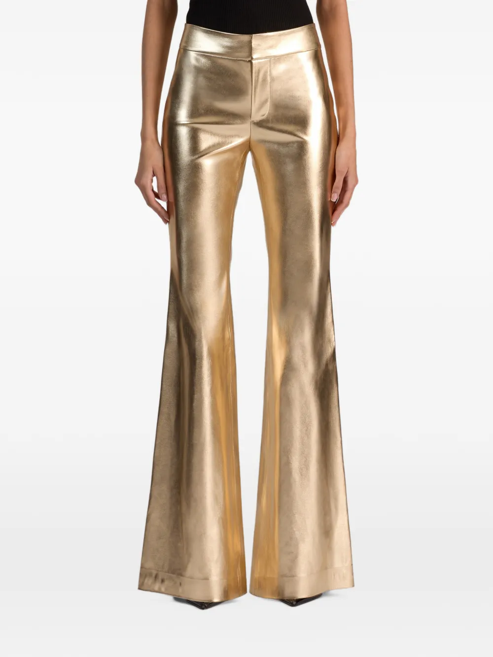 alice + olivia Andrew bootcut trousers Goud