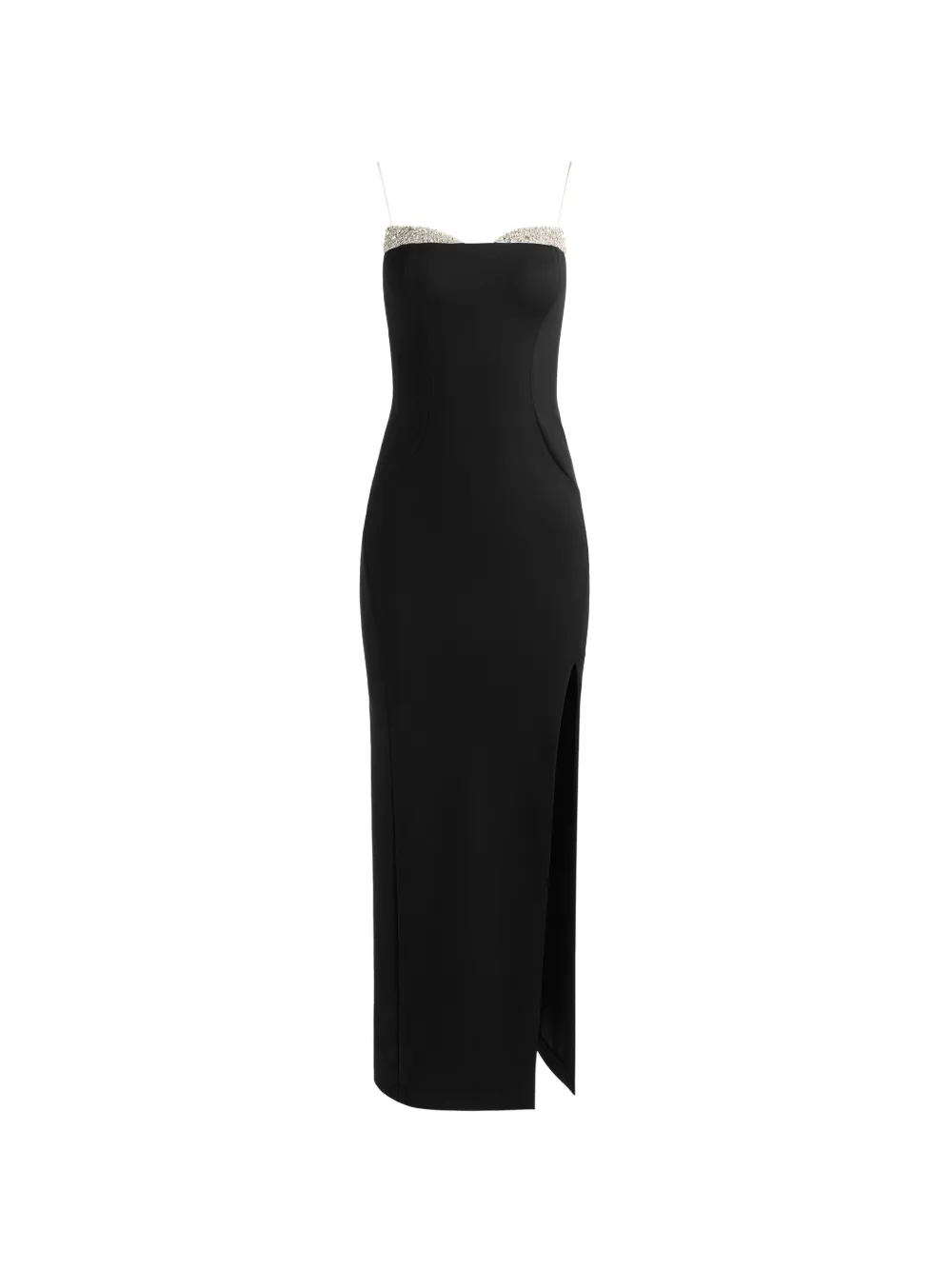Alice + olivia Hallie crystal-embellished maxi dress Zwart