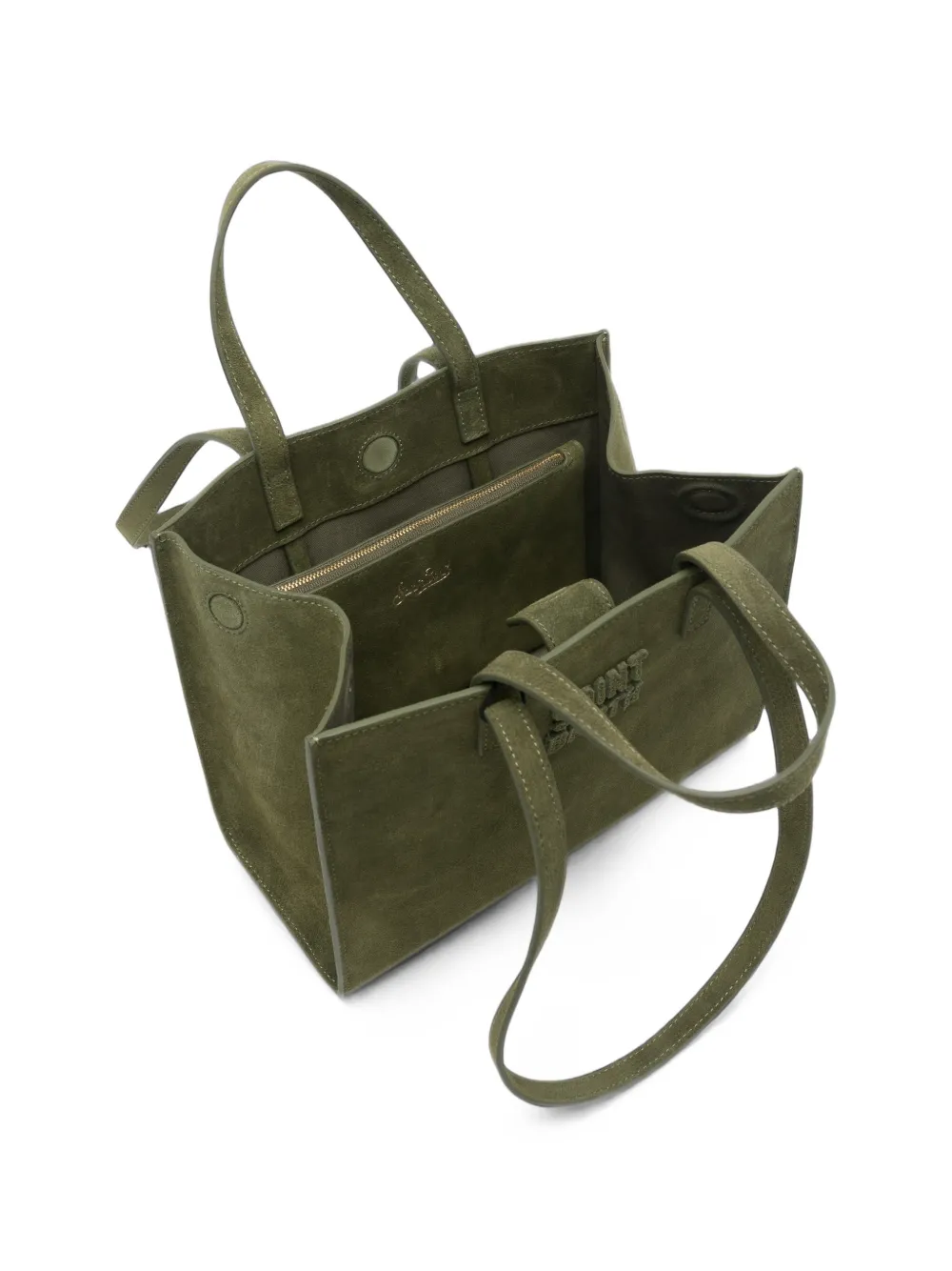 MC2 Saint Barth Jour suède midi-shopper Groen