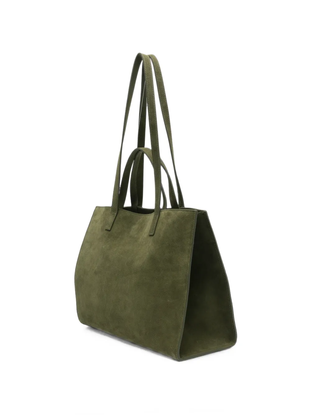 MC2 Saint Barth Joba suede tote bag Groen