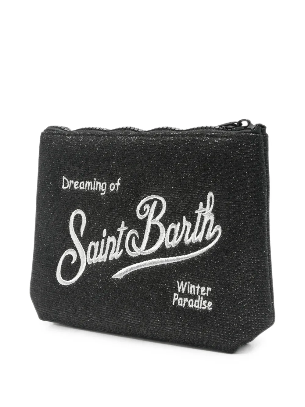 MC2 Saint Barth Aline lurex clutch Zwart