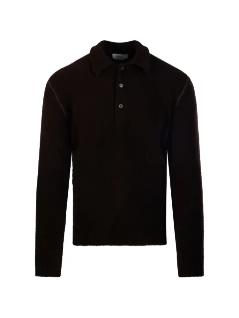 Diana Studio button-fastening polo-collar sweater
