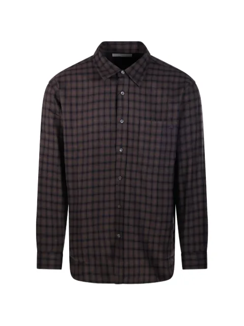 DUNST check-pattern long-sleeve shirt