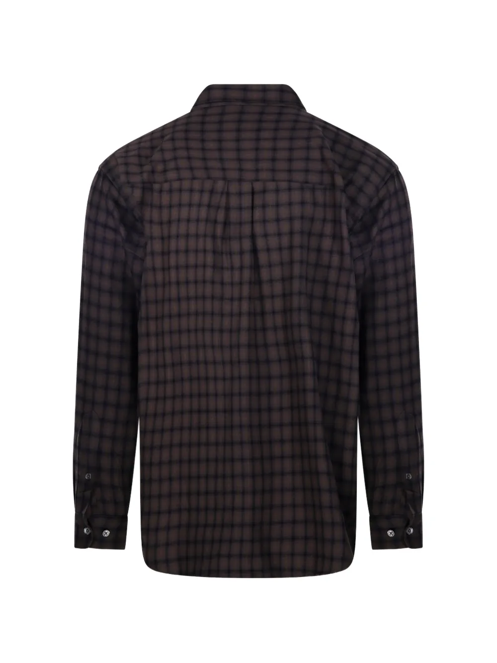 DUNST Geruit shirt Bruin