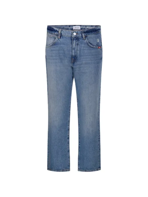 AMISH distressed straight-leg jeans