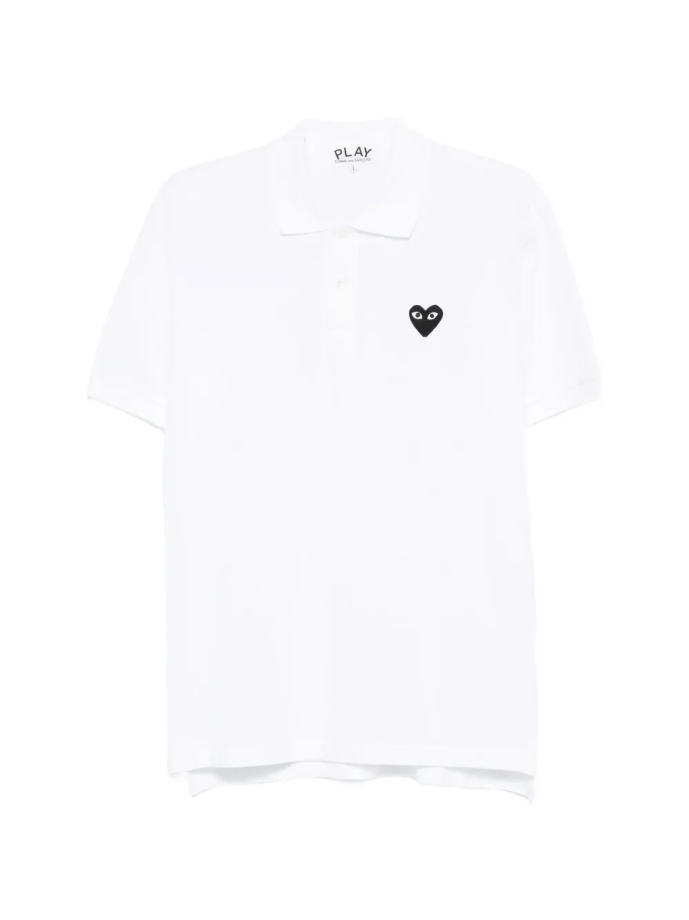 Comme Des Garçons Play Play heart-patch polo shirt