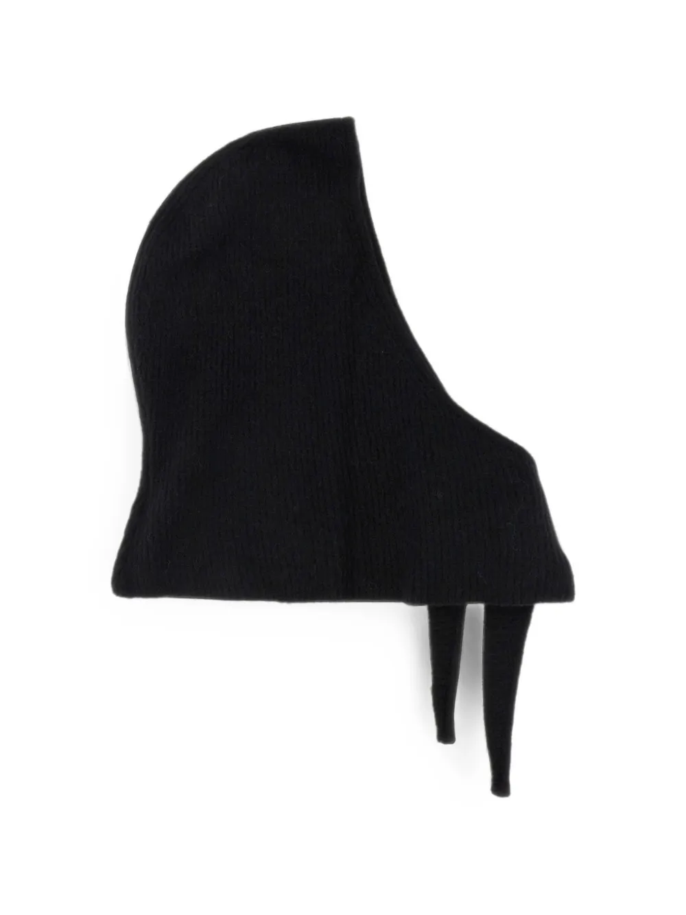 GANNI logo-embroidered balaclava - Nero