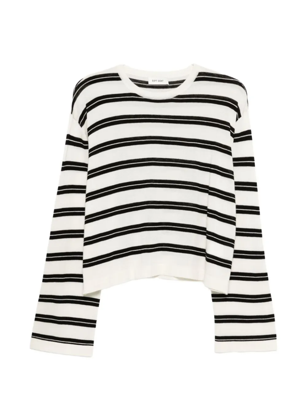 Soft Goat horizontal-stripe sweater