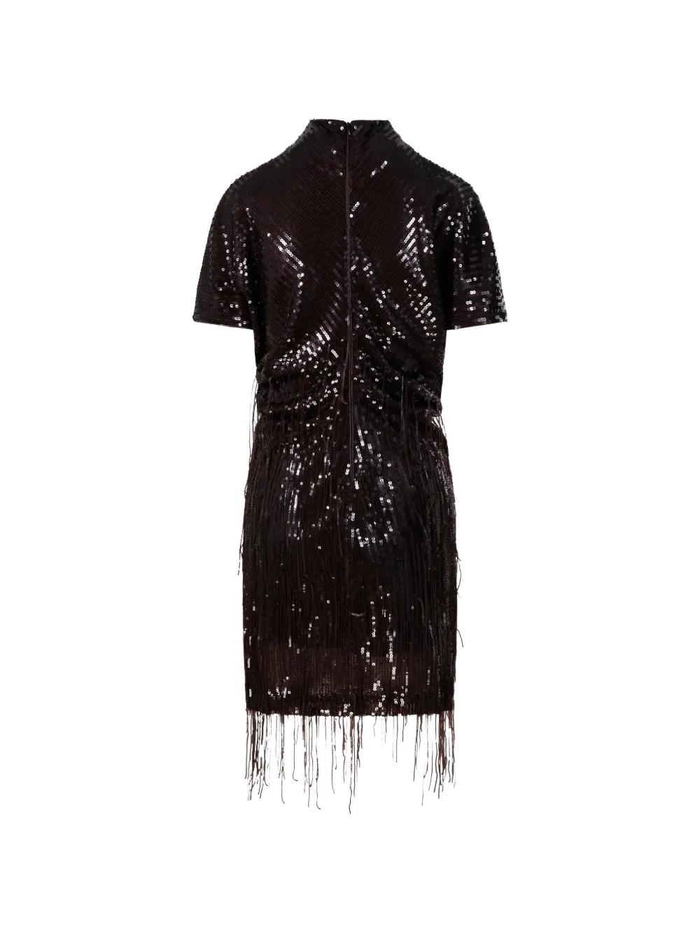 Federica Tosi sequin-embellished fringed mini dress Bruin