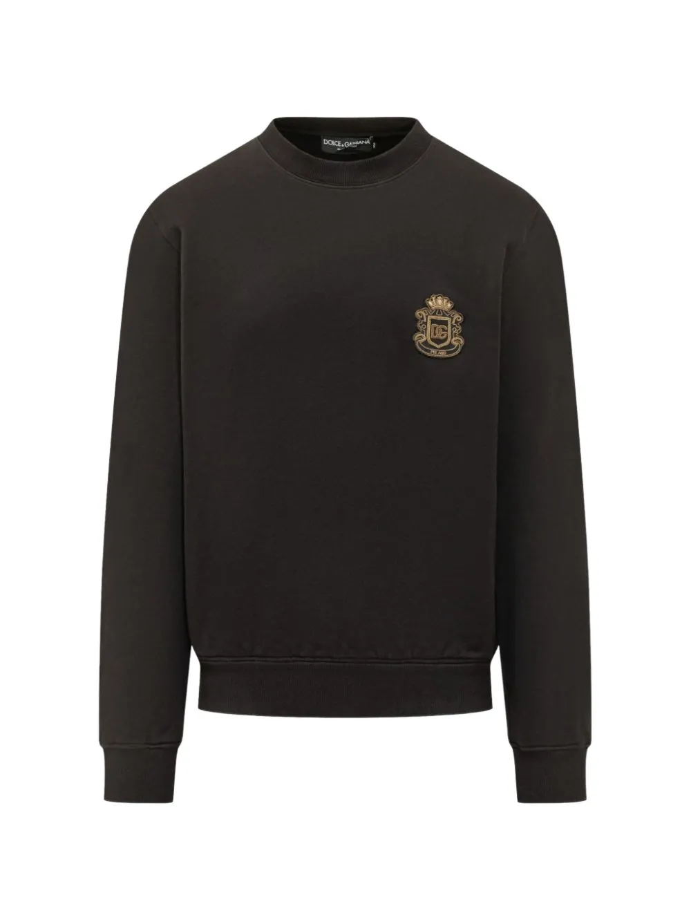 Dolce & Gabbana logo-patch sweatshirt - Nero