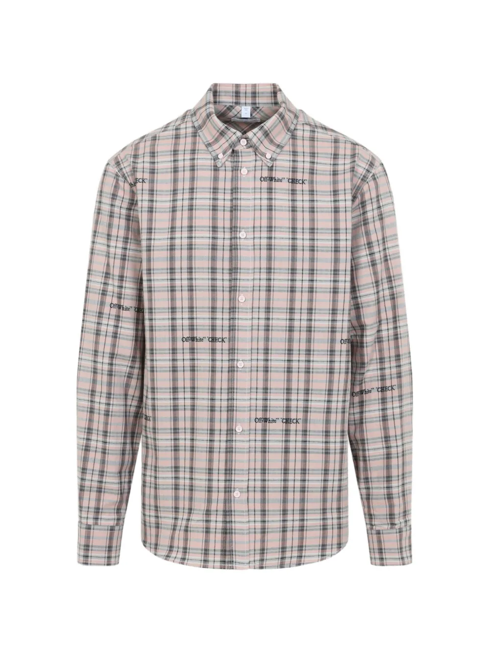 Off-White Marker check flannel shirt