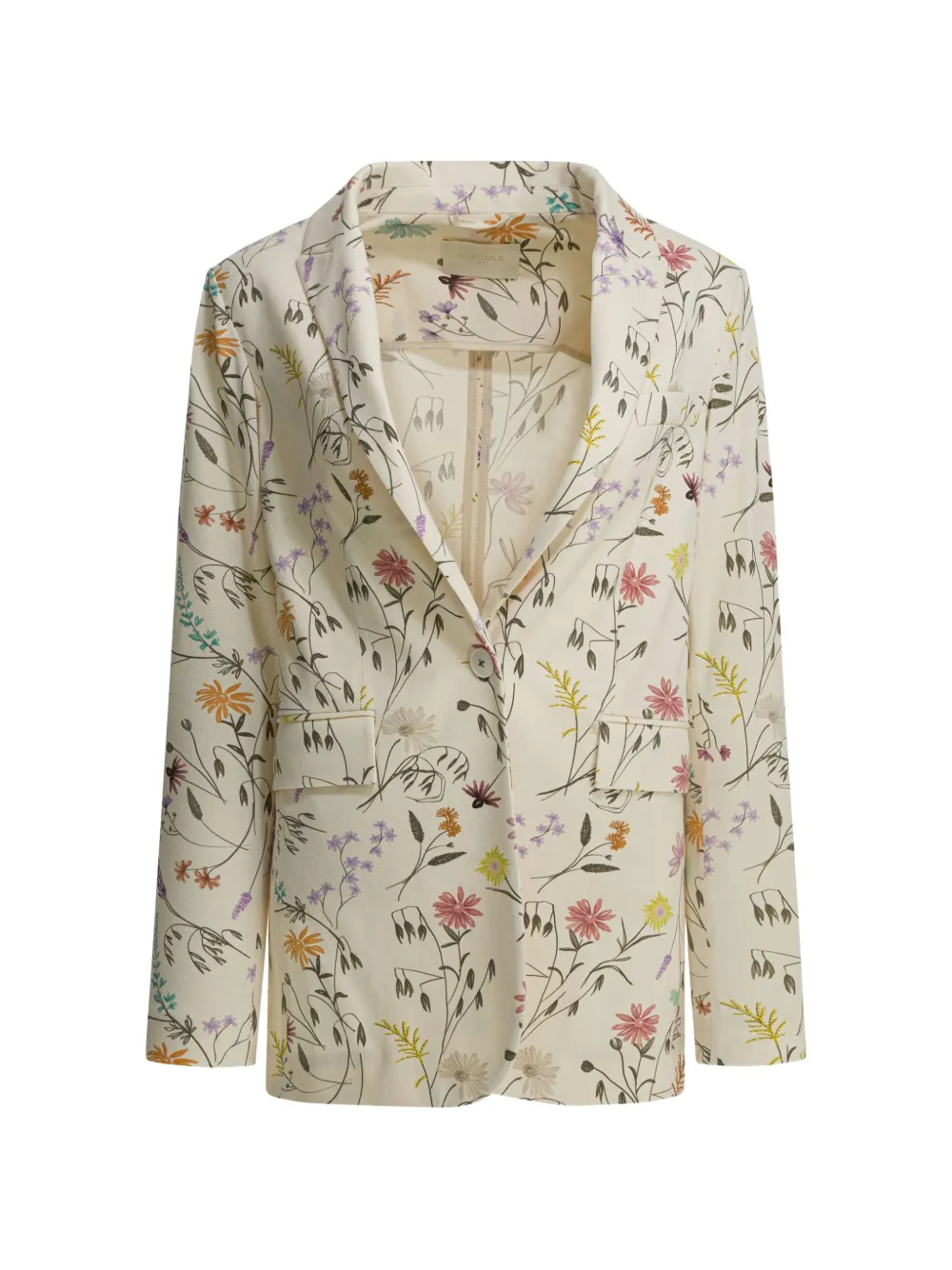 Circolo 1901 Wildflower single-breasted blazer