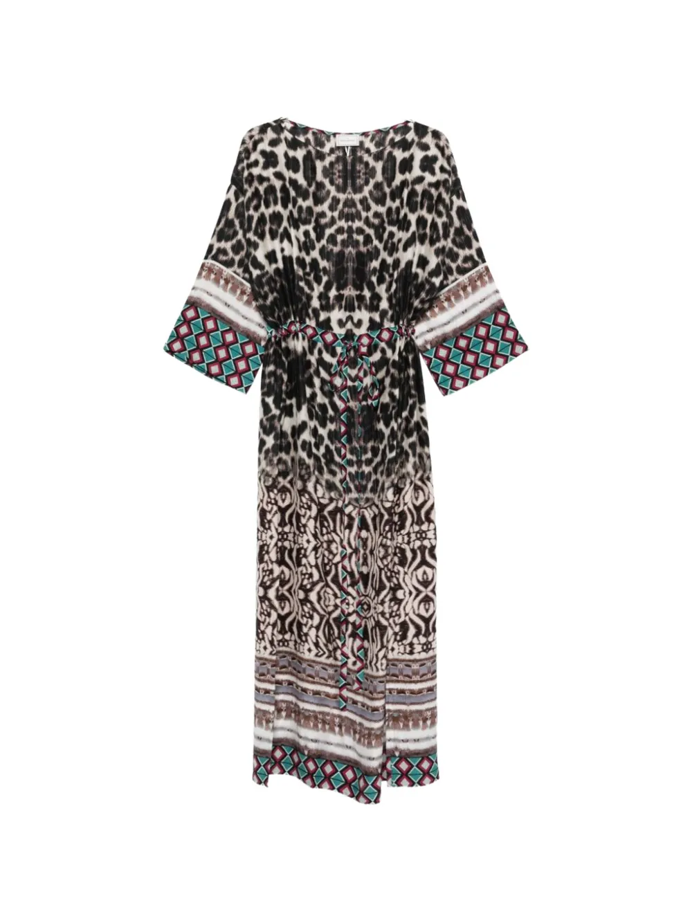 Pierre-Louis Mascia leopard-print silk maxi dress