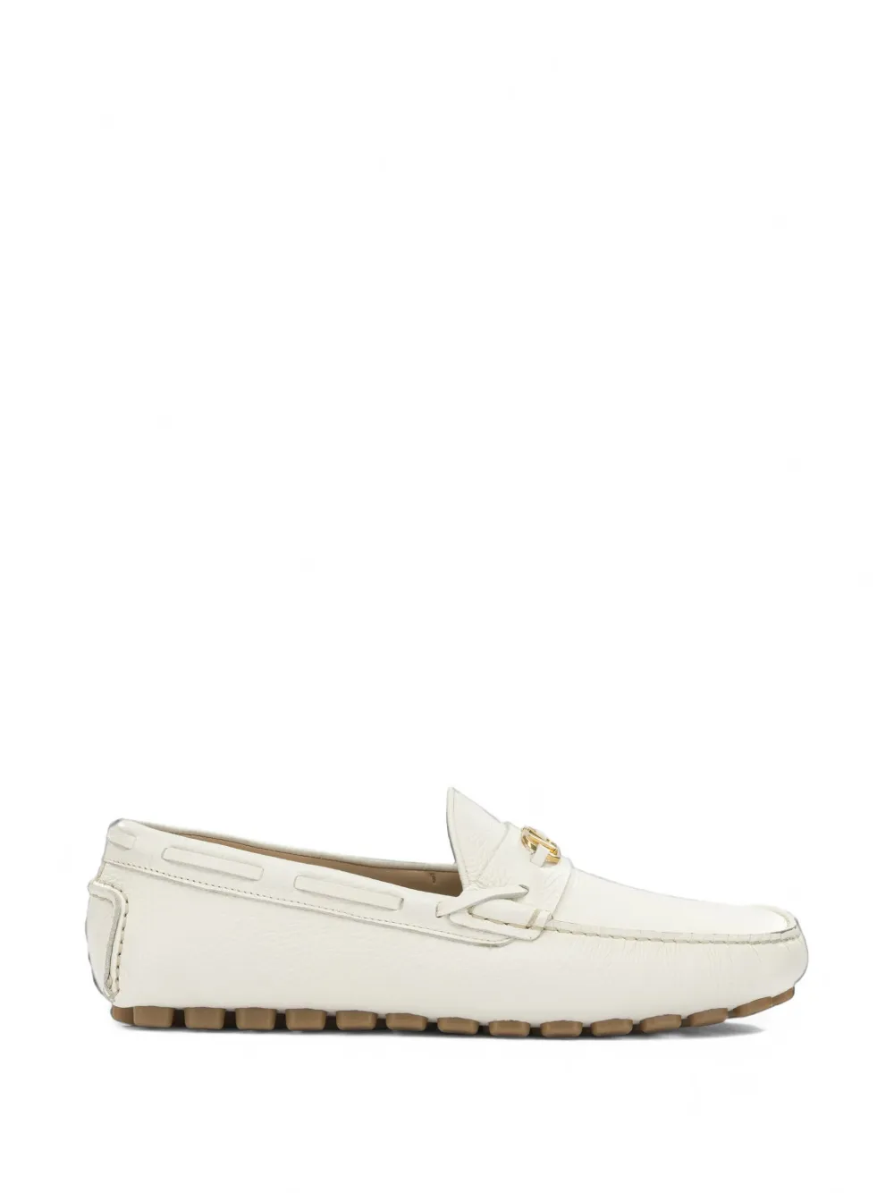 Valentino Garavani leather loafers - Bianco