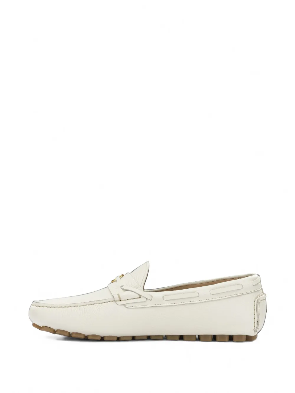 Valentino Garavani leather loafers Wit
