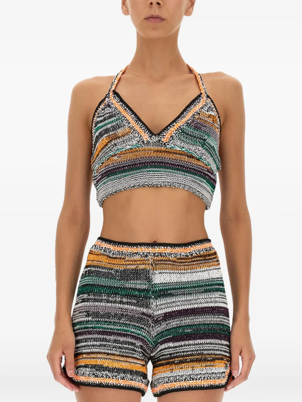 Miista Halterneck Top In Multi