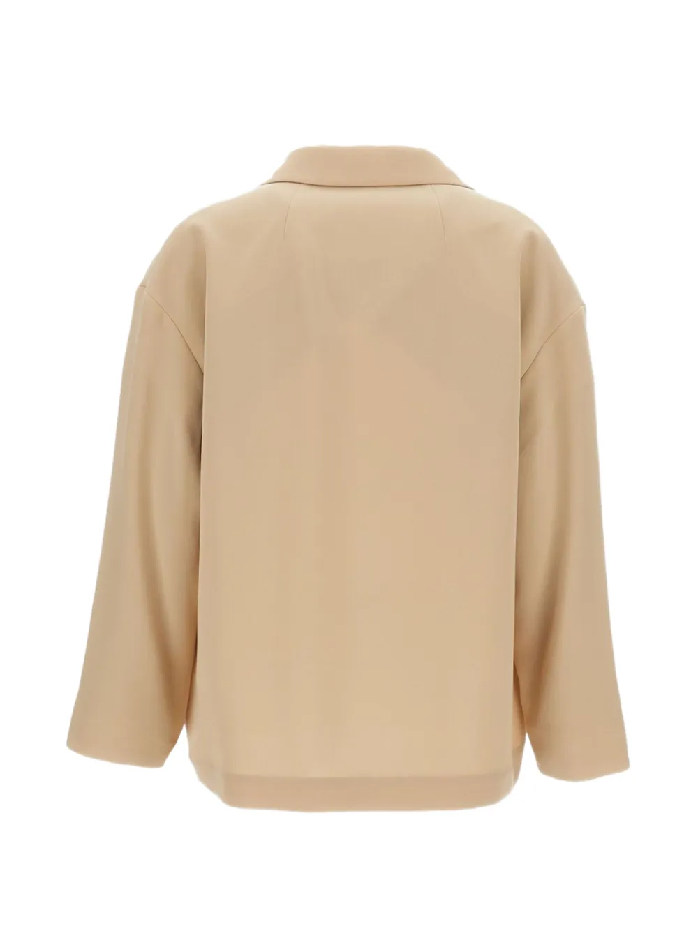 Alberto Biani Blazer met enkele rij knopen Beige