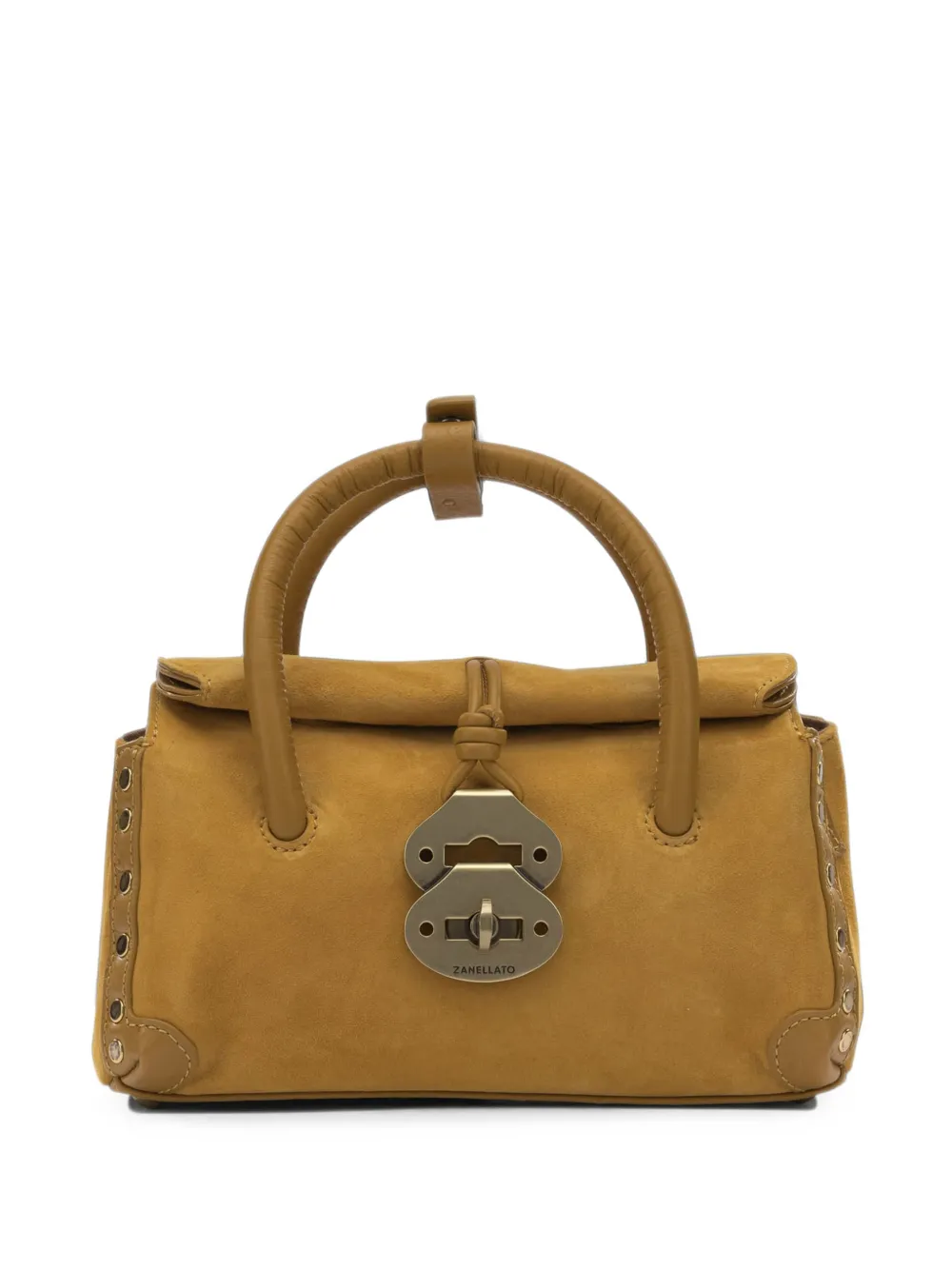 Zanellato baby Dotta stud-embellished suede tote bag · OS