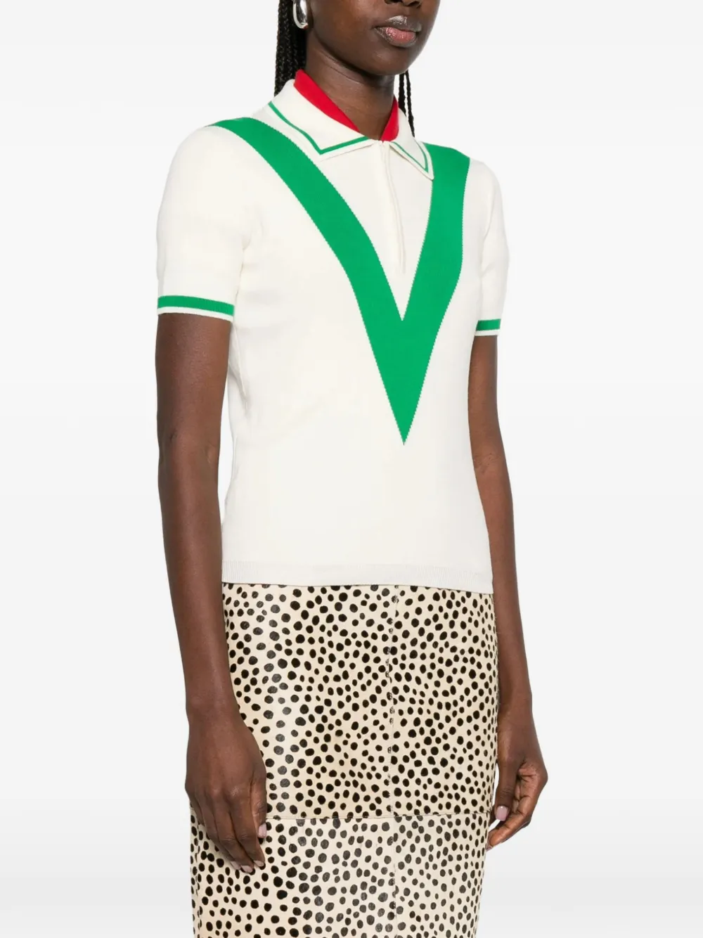 Valentino Garavani VLogo poloshirt Wit