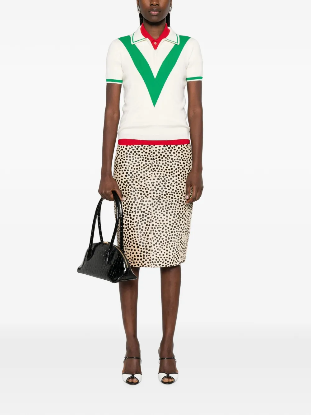 Valentino Garavani VLogo poloshirt Wit