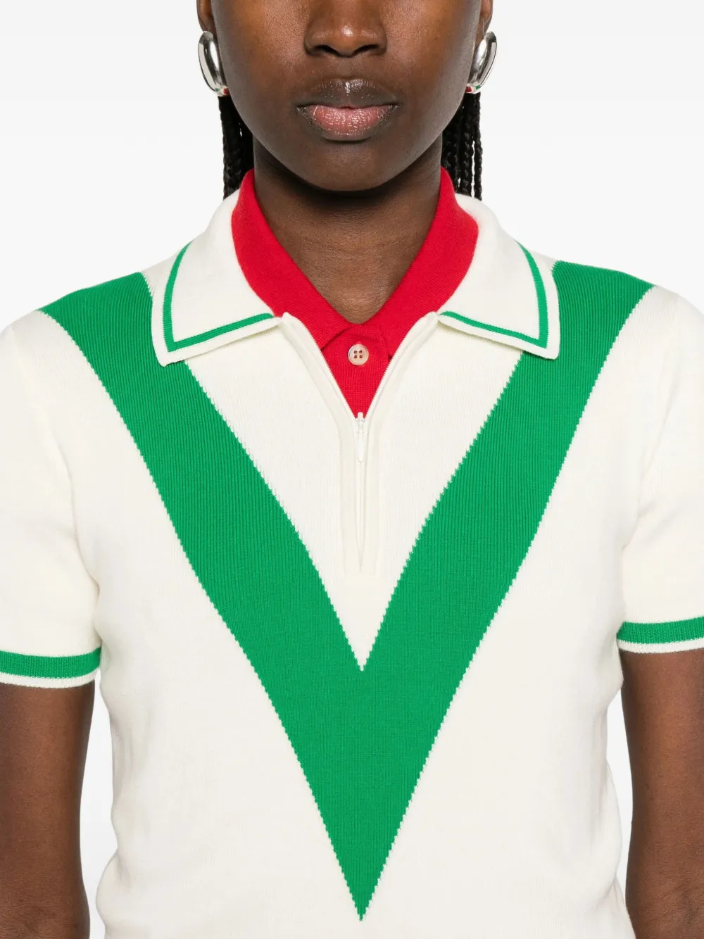 Valentino Garavani VLogo poloshirt Wit
