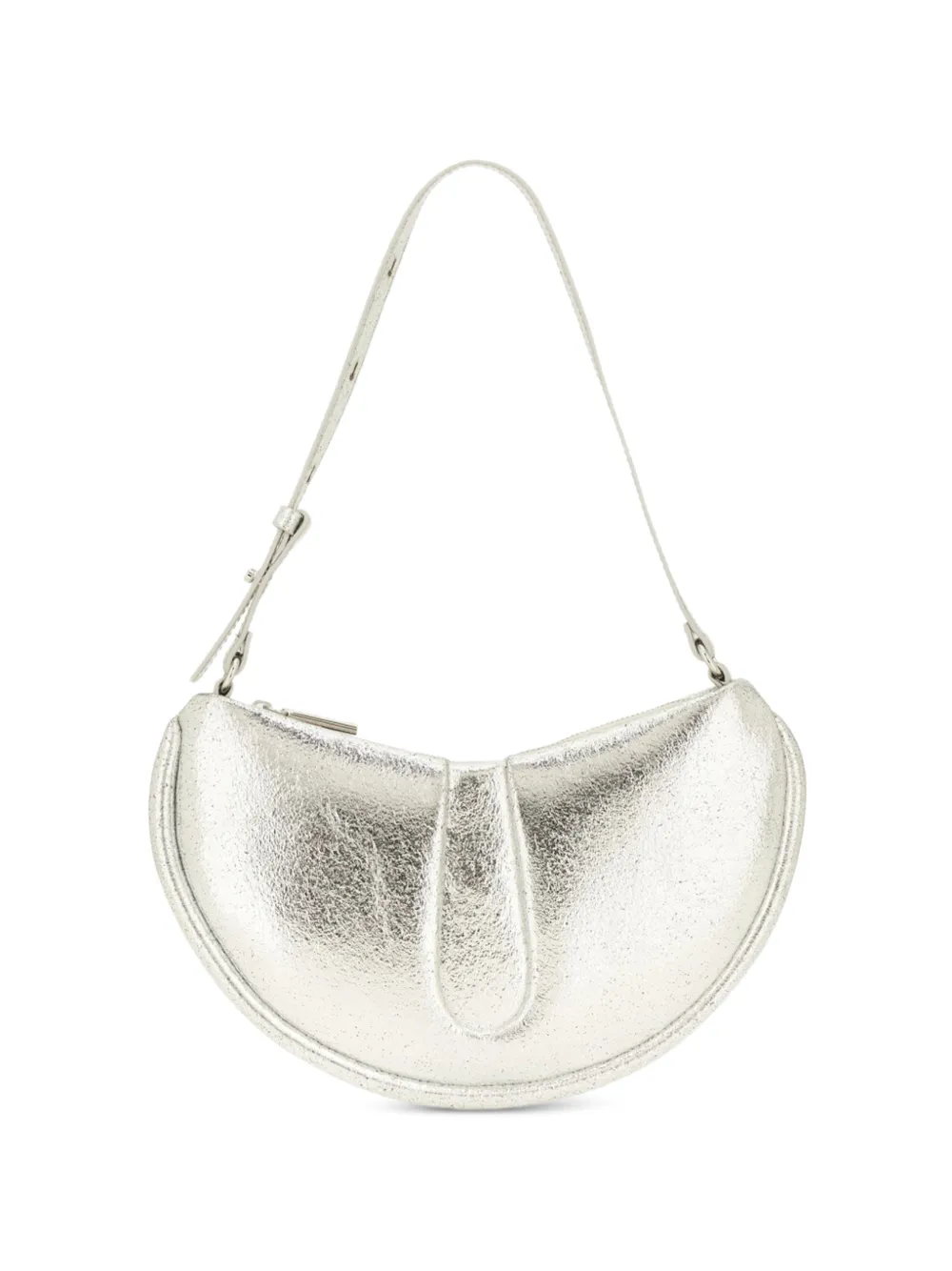 Themoirè Ebe metallic shoulder bag